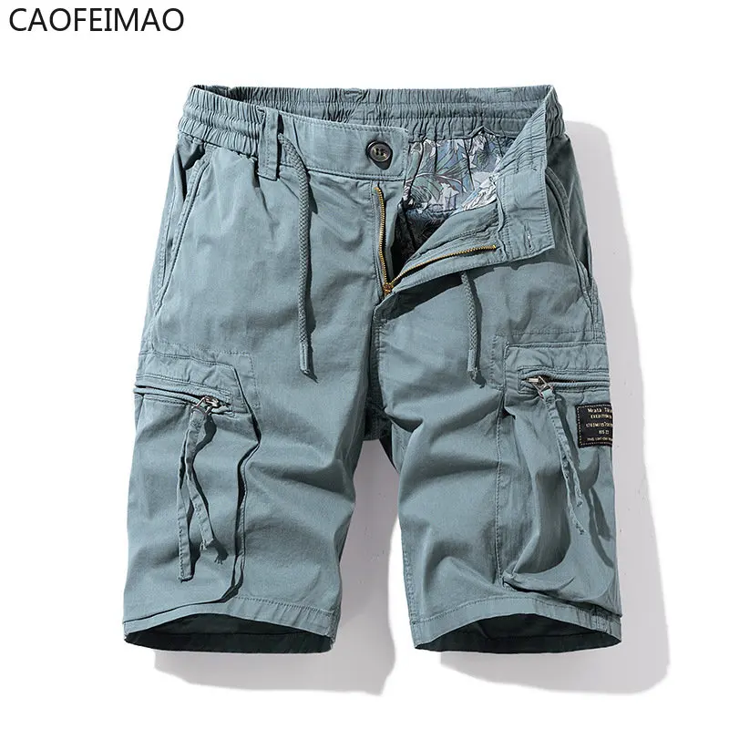 

2023 New Spring Men Cotton Cargo Shorts Clothing Summer Casual Breeches Bermuda Fashion Beach Pants Los Cortos Cargo Short Men