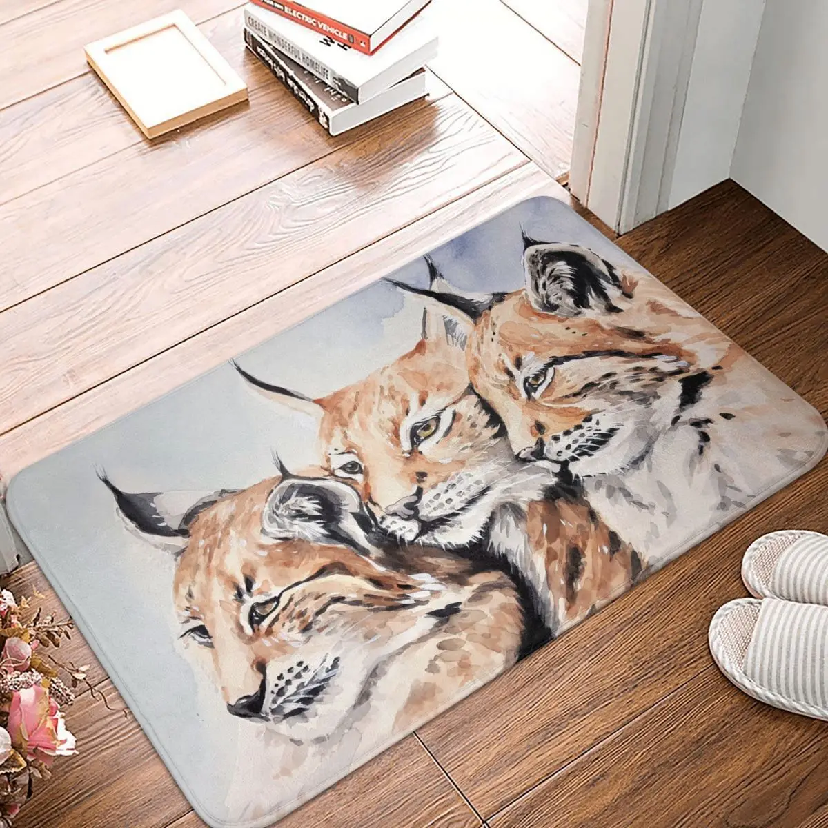 Animal Arts Bath Non-Slip Carpet Lynx Cat Bedroom Mat Welcome Doormat Floor Decoration Rug
Animal Arts Bath Non-Slip Carpet Lynx Cat Bedroom Mat Welcome Doormat Floor Decoration Rug