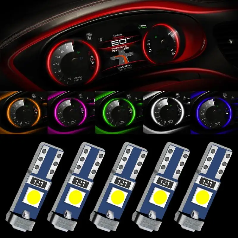 5 Pcs T5 Led Bulb Auto Car Dashboard Lights Car Interior Lights Dc12v 1w 3030smd Wedge Base Warming Indicator Instrument Lights
5 Pcs T5 Led Bulb Auto Car Dashboard Lights Car Interior Lights Dc12v 1w 3030smd Wedge Base Warming Indicator Instrument Lights