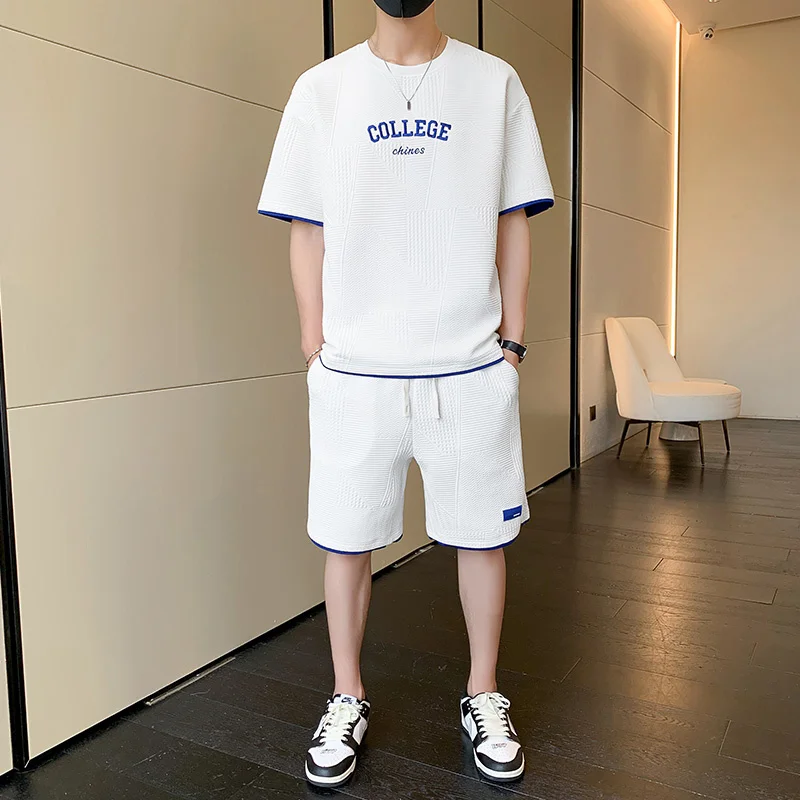 Men Summer Fashion 2 Piece Sets 2023 Brand New Male Clothing Outdoor Sports Streetwear Tracksuit Breathable Casual Shorts Set
Men Summer Fashion 2 Piece Sets 2023 Brand New Male Clothing Outdoor Sports Streetwear Tracksuit Breathable Casual Shorts Set