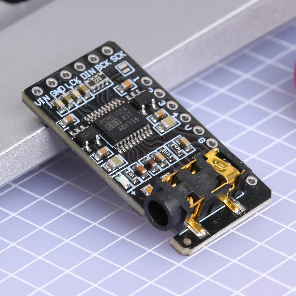 PCM5102 DAC Decoder Rechargeable Portable Speaker 3.5mm Stereo AUX Jack I2S Interface Player PCM5102 Module for Raspberry Pi
PCM5102 DAC Decoder Rechargeable Portable Speaker 3.5mm Stereo AUX Jack I2S Interface Player PCM5102 Module for Raspberry Pi