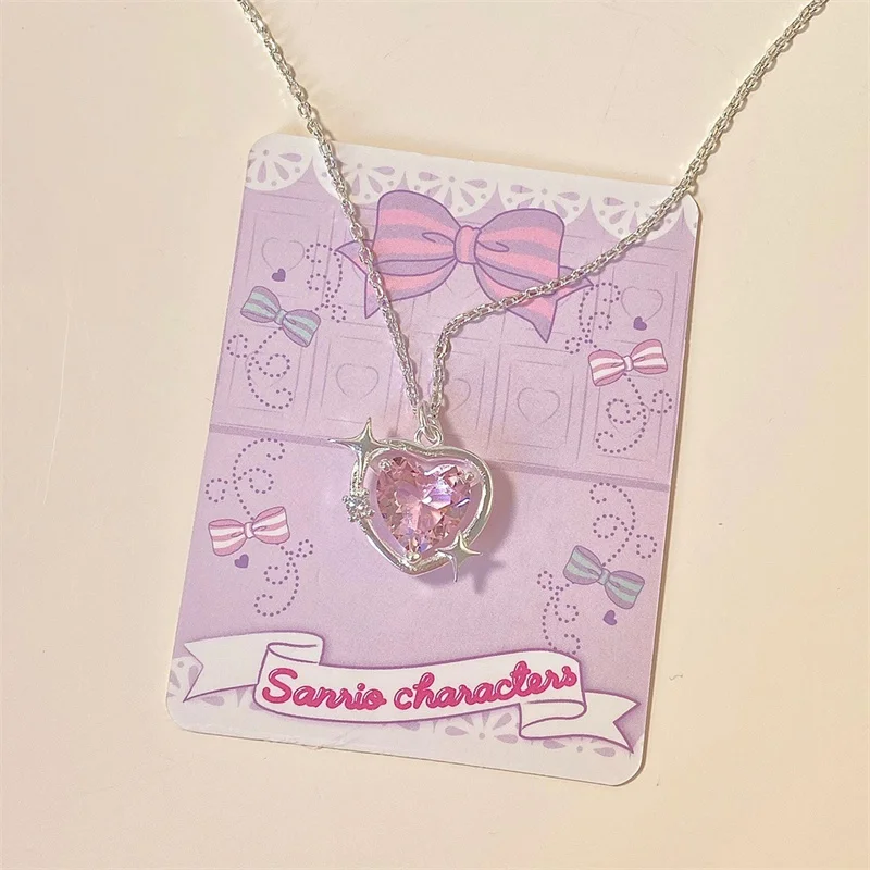 Fashion Peach Heart Water Drop Pendant Necklace Jewelry Pink Crystal Girl Sweet Cool Clavicle Chain Aesthetic Y2k Accessories
Fashion Peach Heart Water Drop Pendant Necklace Jewelry Pink Crystal Girl Sweet Cool Clavicle Chain Aesthetic Y2k Accessories