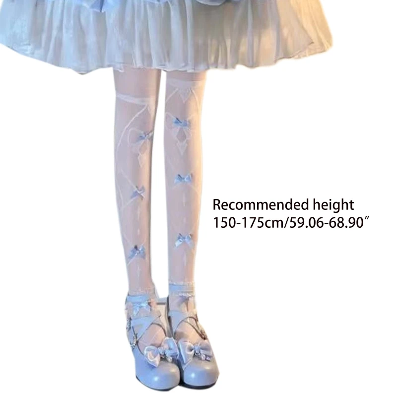 H9ED Women Japanese Gothic Lolita Thigh High Stockings Sweet 3D Bowknot Fake Diamond Star Patterned Tattoo Over Knee Long Socks
H9ED Women Japanese Gothic Lolita Thigh High Stockings Sweet 3D Bowknot Fake Diamond Star Patterned Tattoo Over Knee Long Socks