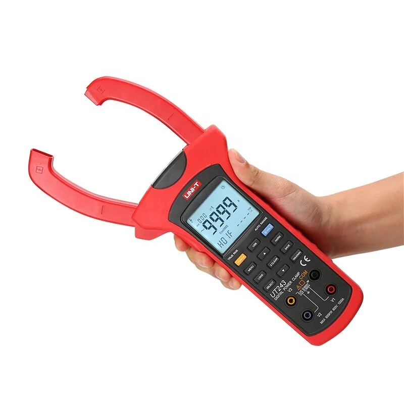 UT243 Ture RMS Power and Harmonics Clamp Meter Data hold Digital Multimeter AC Voltmeter Tong Tester
UT243 Ture RMS Power and Harmonics Clamp Meter Data hold Digital Multimeter AC Voltmeter Tong Tester