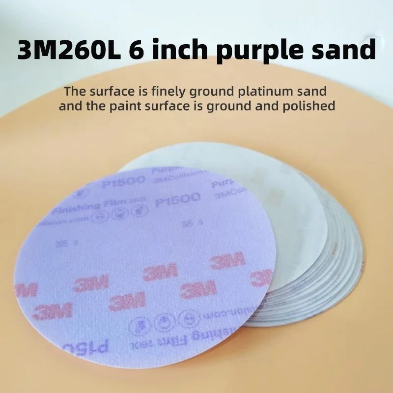 Abrasive tools 6 Inch 3m 260l Dry Polishing Sandpaper With Velcro 600 800 And 1500 Grit Sand Paper For Car 150mm Sanding Discs
Abrasive tools 6 Inch 3m 260l Dry Polishing Sandpaper With Velcro 600 800 And 1500 Grit Sand Paper For Car 150mm Sanding Discs