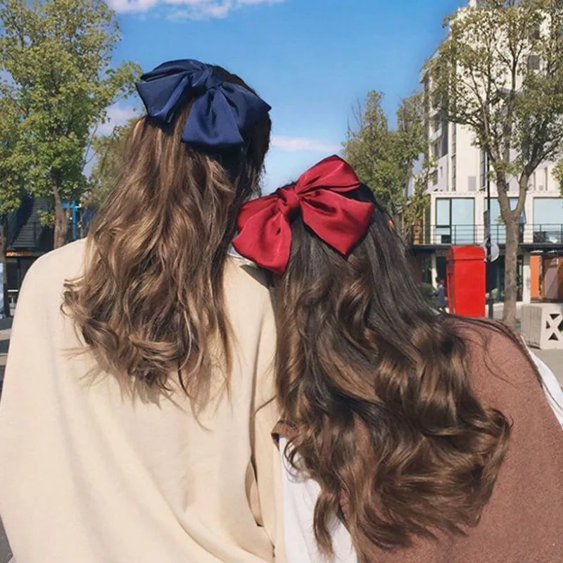 Summer New Women Headwear Barrettes Satin Bow Hairpins for Girls Sweet Korean Hair Clip Hairgrip Bow Hair Accessories
Summer New Women Headwear Barrettes Satin Bow Hairpins for Girls Sweet Korean Hair Clip Hairgrip Bow Hair Accessories