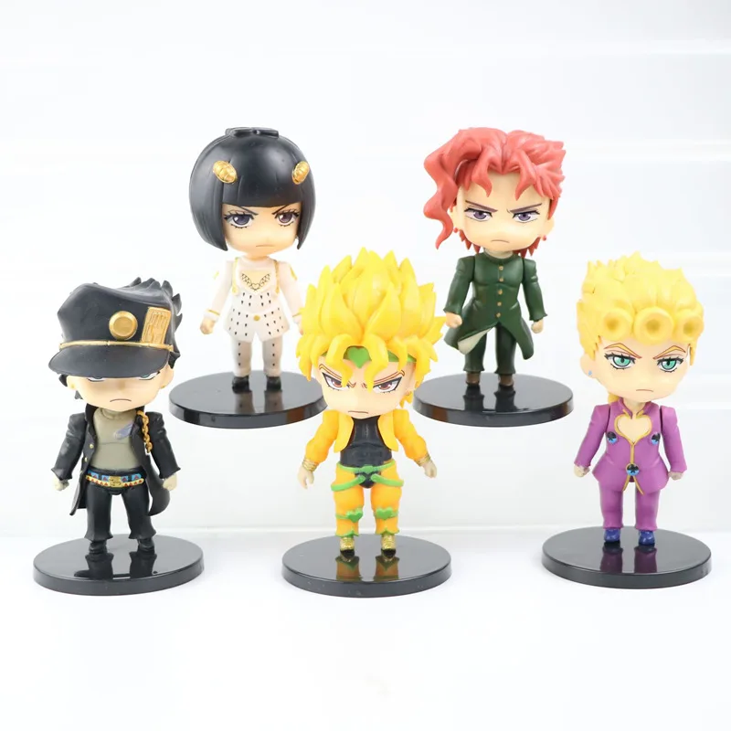5PCS anime jojo bizarre adventure figure Kujo Jotaro figurine Higashikata Josuke Kakyoin Noriaki Action Figure model toy 10-11CM
5PCS anime jojo bizarre adventure figure Kujo Jotaro figurine Higashikata Josuke Kakyoin Noriaki Action Figure model toy 10-11CM