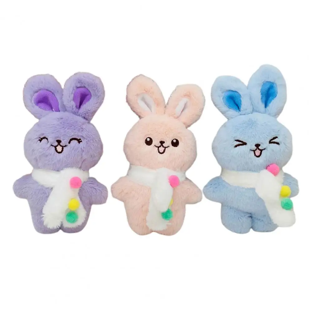 14cm Keychain Pendant Sweet Smile Cute Rabbit Doll Scarf Plushie Ornament Soft Stuffed Animal Doll Plush Key Chain Accessories
14cm Keychain Pendant Sweet Smile Cute Rabbit Doll Scarf Plushie Ornament Soft Stuffed Animal Doll Plush Key Chain Accessories