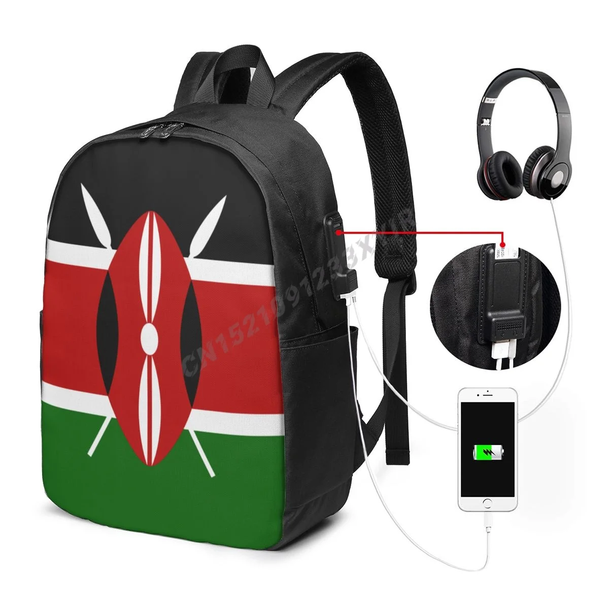 Backpack Kenya Flag Kenyans Country Map IT'S IN MY DNA Fans Student Schoolbag Travel Casual Laptop Back Pack Unisex
Backpack Kenya Flag Kenyans Country Map IT'S IN MY DNA Fans Student Schoolbag Travel Casual Laptop Back Pack Unisex