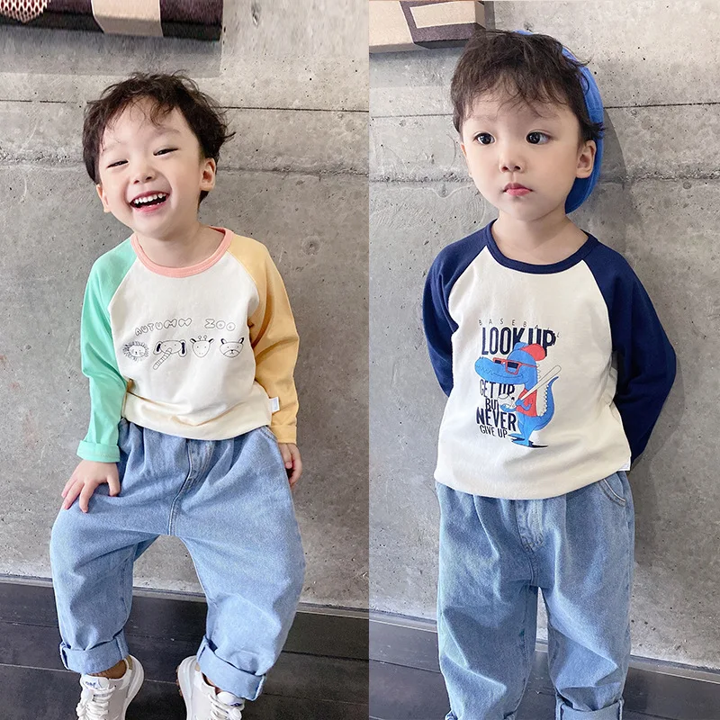 New Arrival Fashion Clothing Cotton Top Casual Boys Girls Long Sleeve T-shirt Cartoon Print Cotton Undershirt Baby Leisure Shirt
New Arrival Fashion Clothing Cotton Top Casual Boys Girls Long Sleeve T-shirt Cartoon Print Cotton Undershirt Baby Leisure Shirt