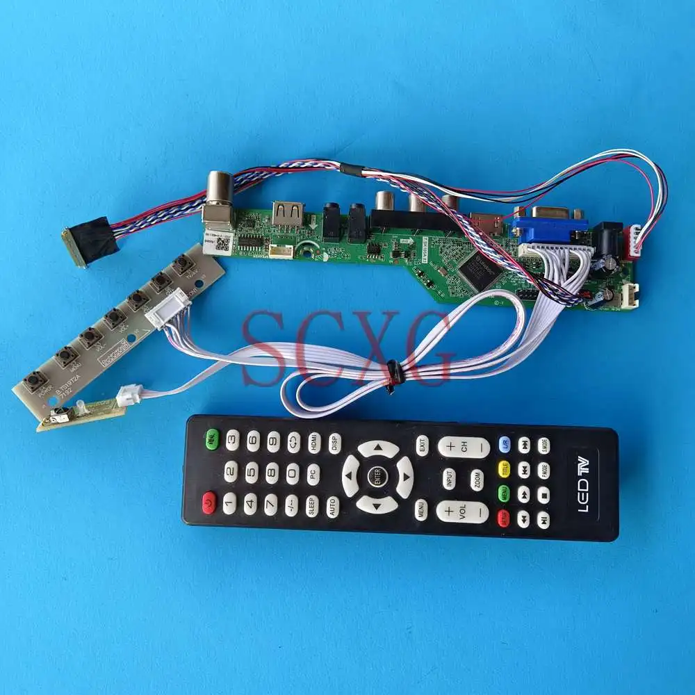 Fit B156XTN02.2 LED LCD Driver Control Board Kit USB HDMI-Compatible VGA AV 1366 768 Matrix 40 Pin LVDS 15.6" Analog TV Signal
Fit B156XTN02.2 LED LCD Driver Control Board Kit USB HDMI-Compatible VGA AV 1366 768 Matrix 40 Pin LVDS 15.6" Analog TV Signal