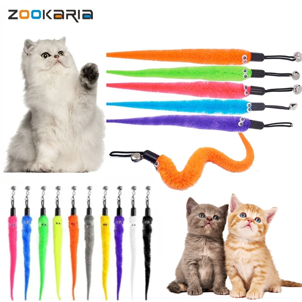 Cat Toy Colorful Cat Wand Rod Chase Toys Replacement Refill Plush Worms Cat Interactive Training Playing Stick Toy Cat Supplies 
Cat Toy Colorful Cat Wand Rod Chase Toys Replacement Refill Plush Worms Cat Interactive Training Playing Stick Toy Cat Supplies