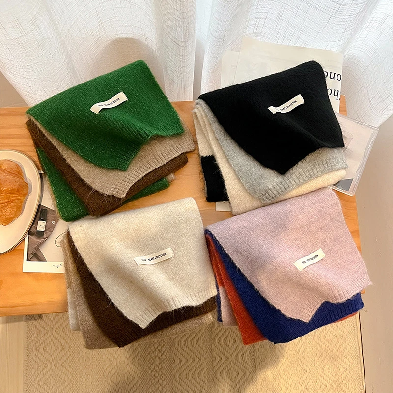 Thicken Woolen Yarn Neckerchief Soft Long Shawl Neck Wraps Three-colors Wool Knitting Winter Knitted Imitation Cashmere Scarf
Thicken Woolen Yarn Neckerchief Soft Long Shawl Neck Wraps Three-colors Wool Knitting Winter Knitted Imitation Cashmere Scarf