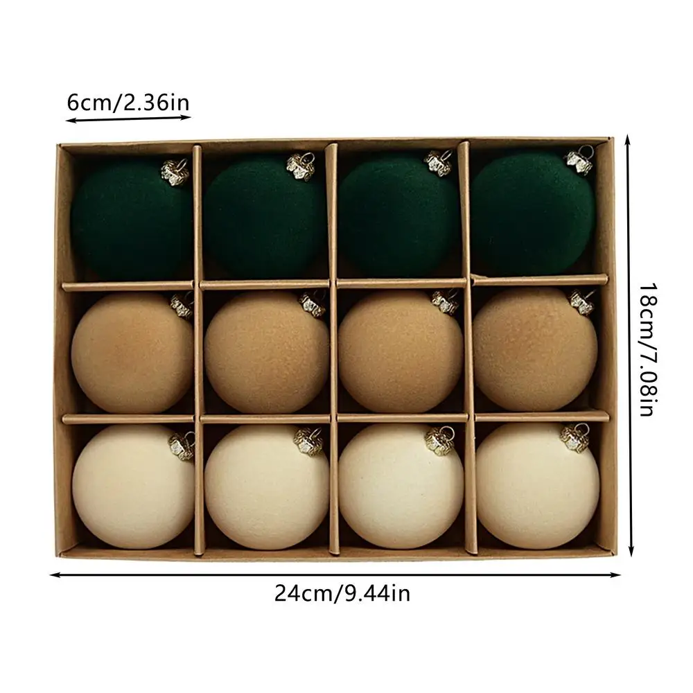 12 шт., бархатные флокированные шары для елки
12 шт., бархатные флокированные шары для елки