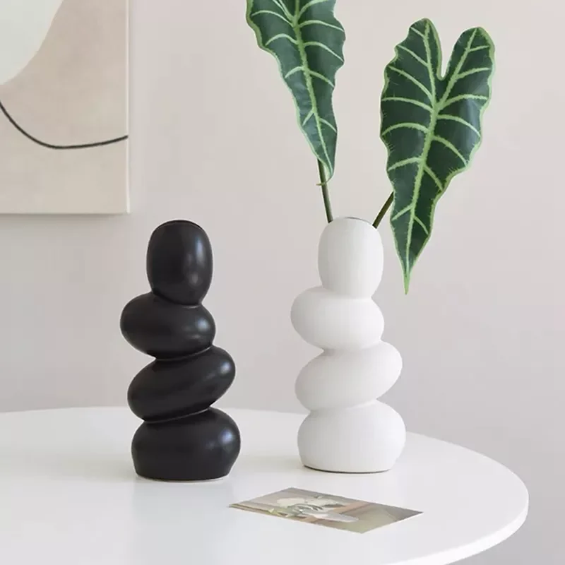 Ins Flower Vase Egg-shape Ceramic Vases Nordic Plant Hydroponic Container Creative Plant Bottle Dry Flower Arrangement Container
Ins Flower Vase Egg-shape Ceramic Vases Nordic Plant Hydroponic Container Creative Plant Bottle Dry Flower Arrangement Container