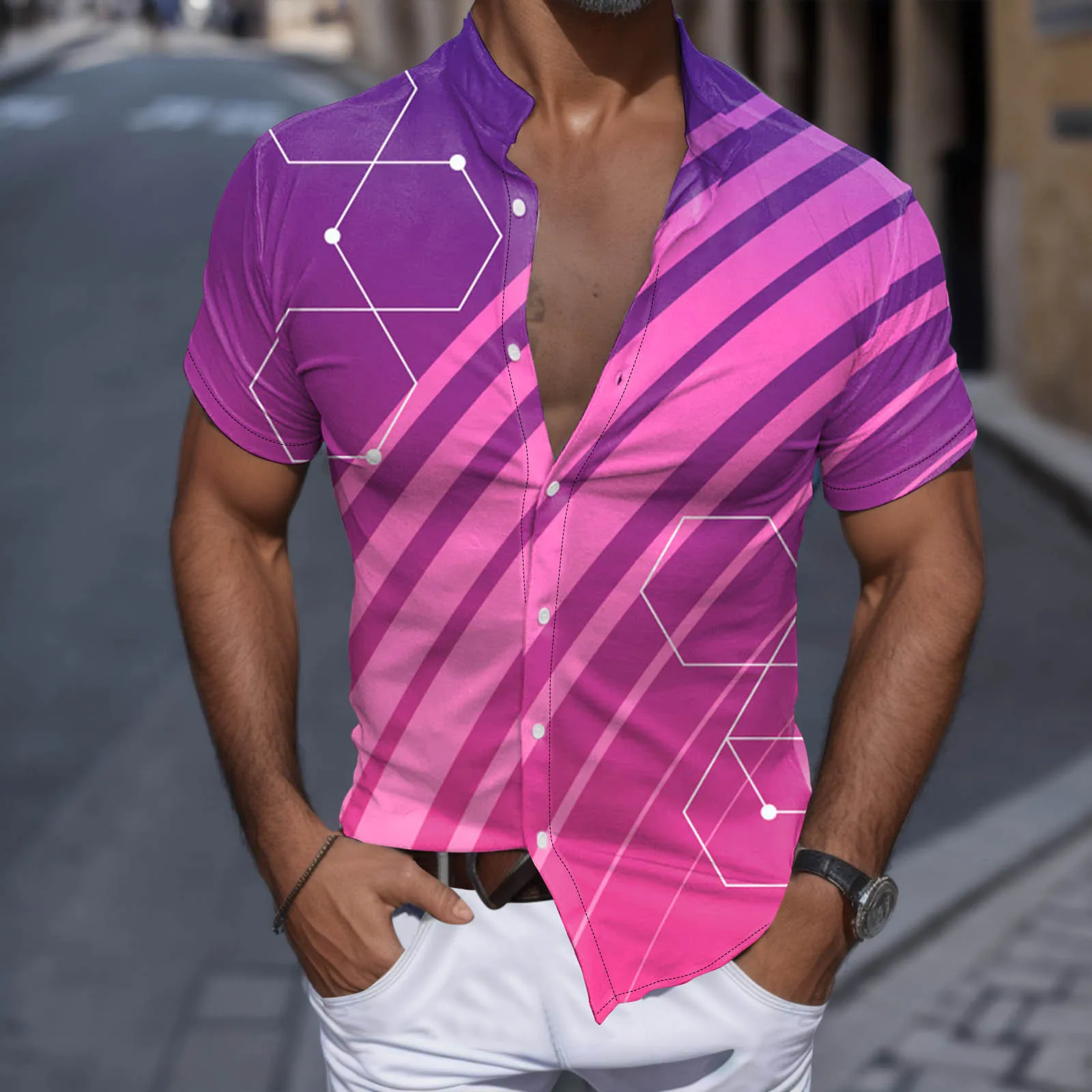 Mens Extra Large Shirts Men Casual Short Sleeve Spring Summer Turndown Neck 3D Printed Shirts Fashion Top Mock Men Long Sleeve
Mens Extra Large Shirts Men Casual Short Sleeve Spring Summer Turndown Neck 3D Printed Shirts Fashion Top Mock Men Long Sleeve