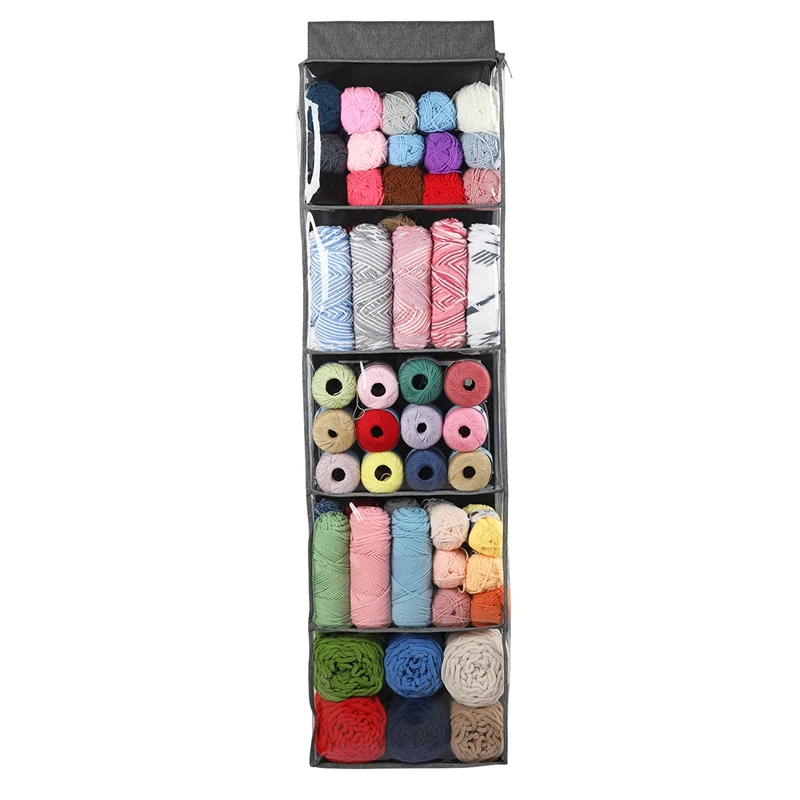 Empty Yarn Storage Bag Gray Color Hanging Wool Storage Bags Foldable Knitting Tote Bag Sewing Accessories Women Gift
Empty Yarn Storage Bag Gray Color Hanging Wool Storage Bags Foldable Knitting Tote Bag Sewing Accessories Women Gift