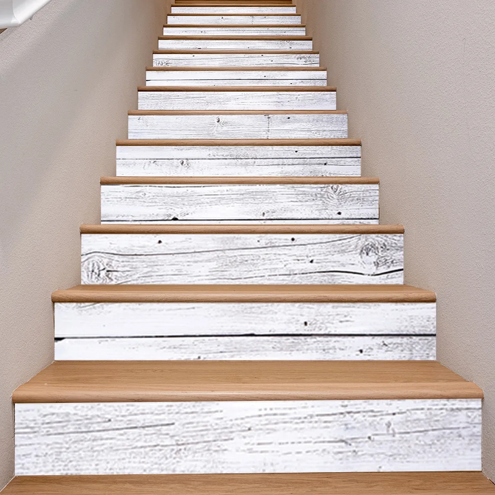 6 Pcs/13 Pcs Stair Stickers Riser Staircase Sticker For Stairway Covering PVC Home Staircase Renovation Staircase Decor Treads
6 Pcs/13 Pcs Stair Stickers Riser Staircase Sticker For Stairway Covering PVC Home Staircase Renovation Staircase Decor Treads