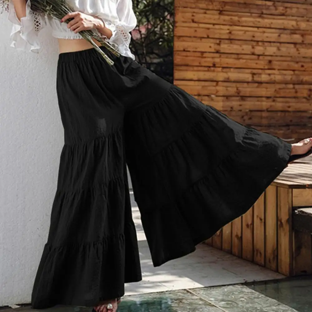 Stylish Sliced Craft Women Wide Leg Trousers Layered Skirt Smooth Surface Colorful Trousers Skirt for Daily Usage
Stylish Sliced Craft Women Wide Leg Trousers Layered Skirt Smooth Surface Colorful Trousers Skirt for Daily Usage