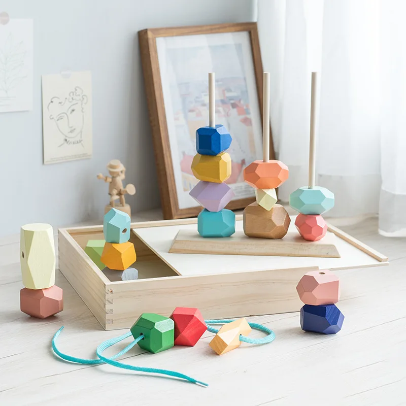 Wood Rainbow Stones Block Colorful Wooden Building Block Rainbow Stacker Balancing Stone Montessori Educational Toy Children
Wood Rainbow Stones Block Colorful Wooden Building Block Rainbow Stacker Balancing Stone Montessori Educational Toy Children