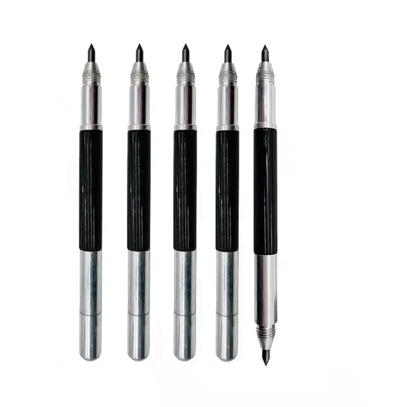 

Big Deal 5PCS Portable Alloy Double-Headed Tip Scriber Pen Marking Engraving Tools Tile, Marble Glass Ceramic Marker