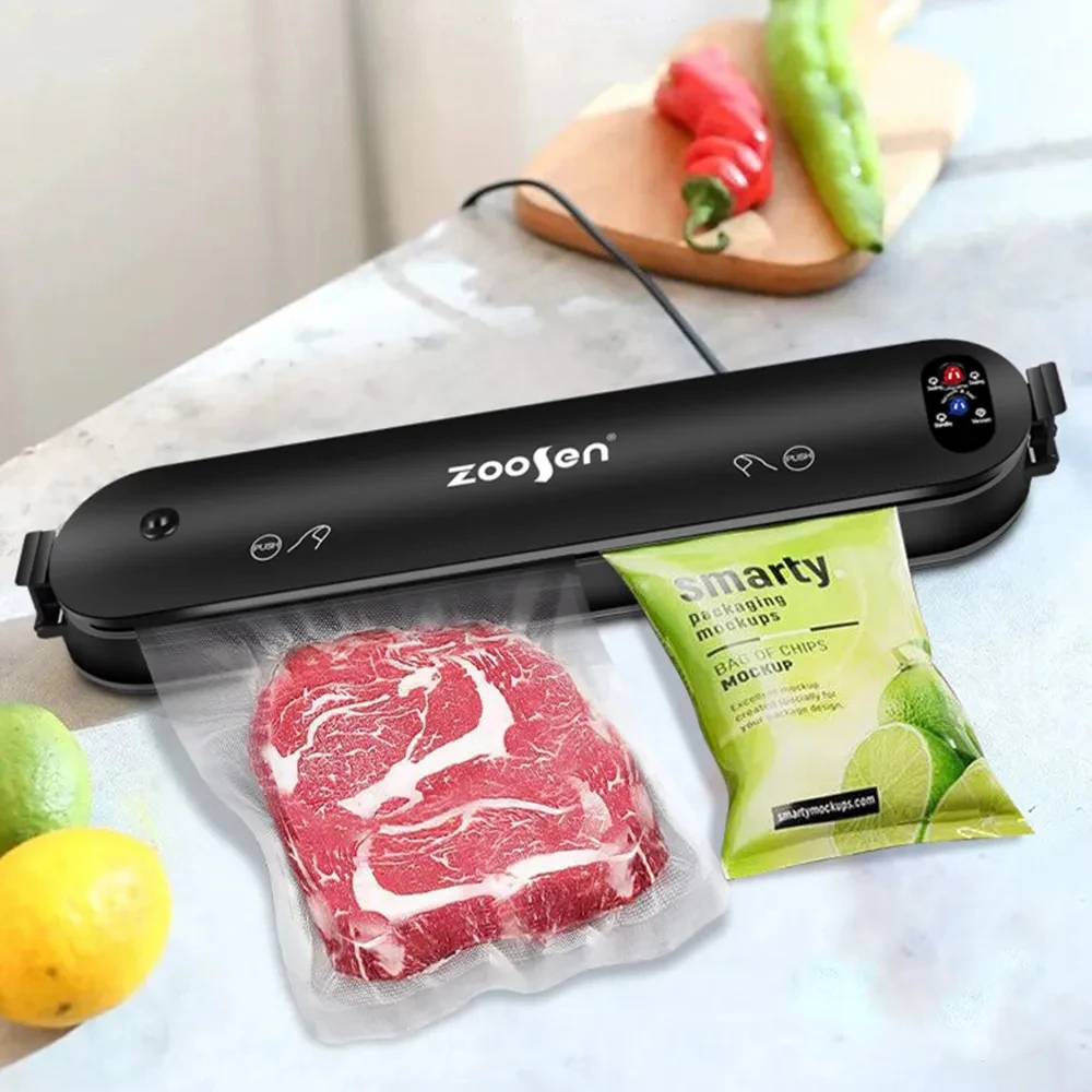 Food Vacuum Sealer Vacuum Packaging Machine For Food with 50pcs Packed Bags 220V Automatic Food Vacuum Sealing ZSW-Z08
Food Vacuum Sealer Vacuum Packaging Machine For Food with 50pcs Packed Bags 220V Automatic Food Vacuum Sealing ZSW-Z08