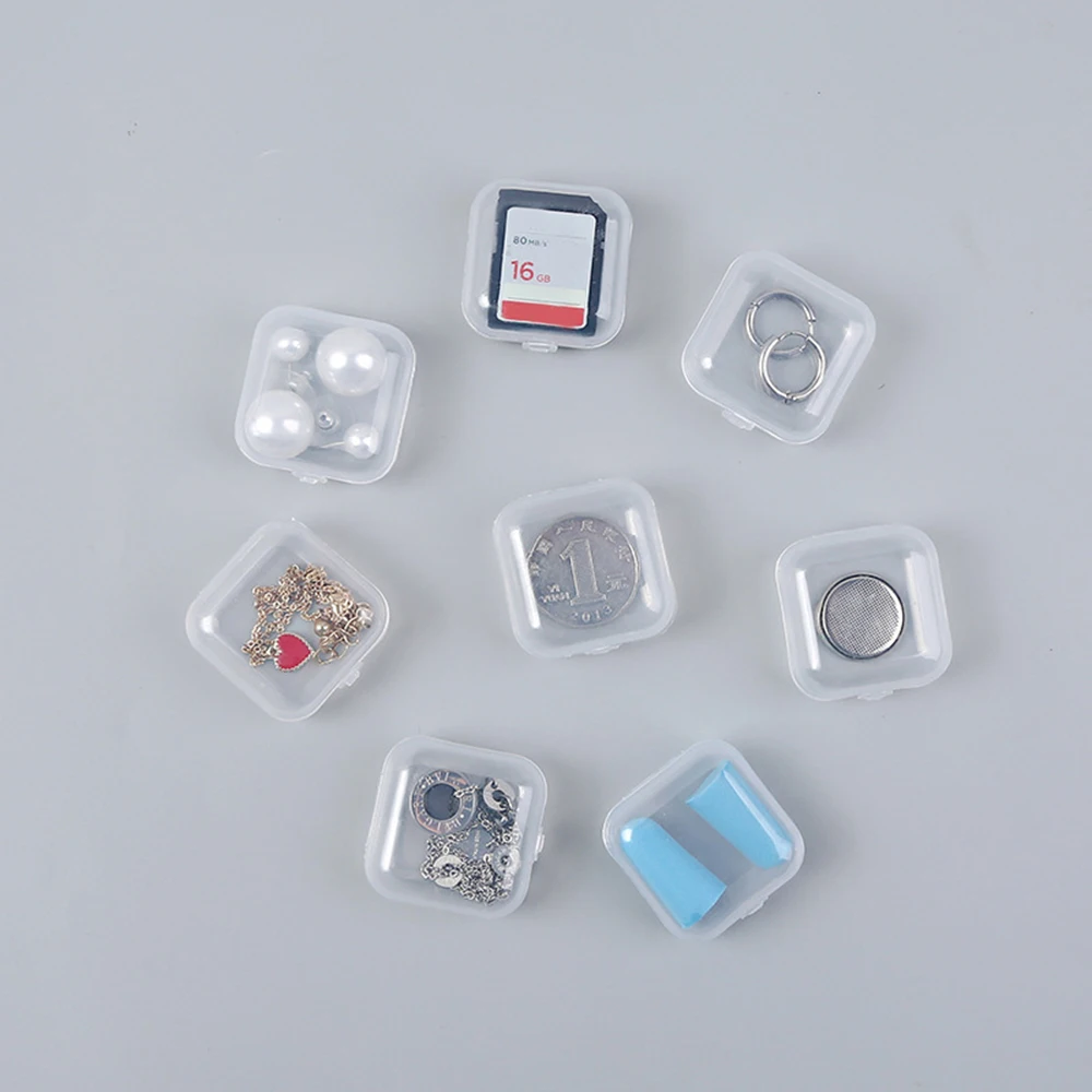 Portable Mini Boxes Transparent Dustproof Protection Box Pill Jewelry Earplugs Storage Case Container Home Organization Tools
Portable Mini Boxes Transparent Dustproof Protection Box Pill Jewelry Earplugs Storage Case Container Home Organization Tools