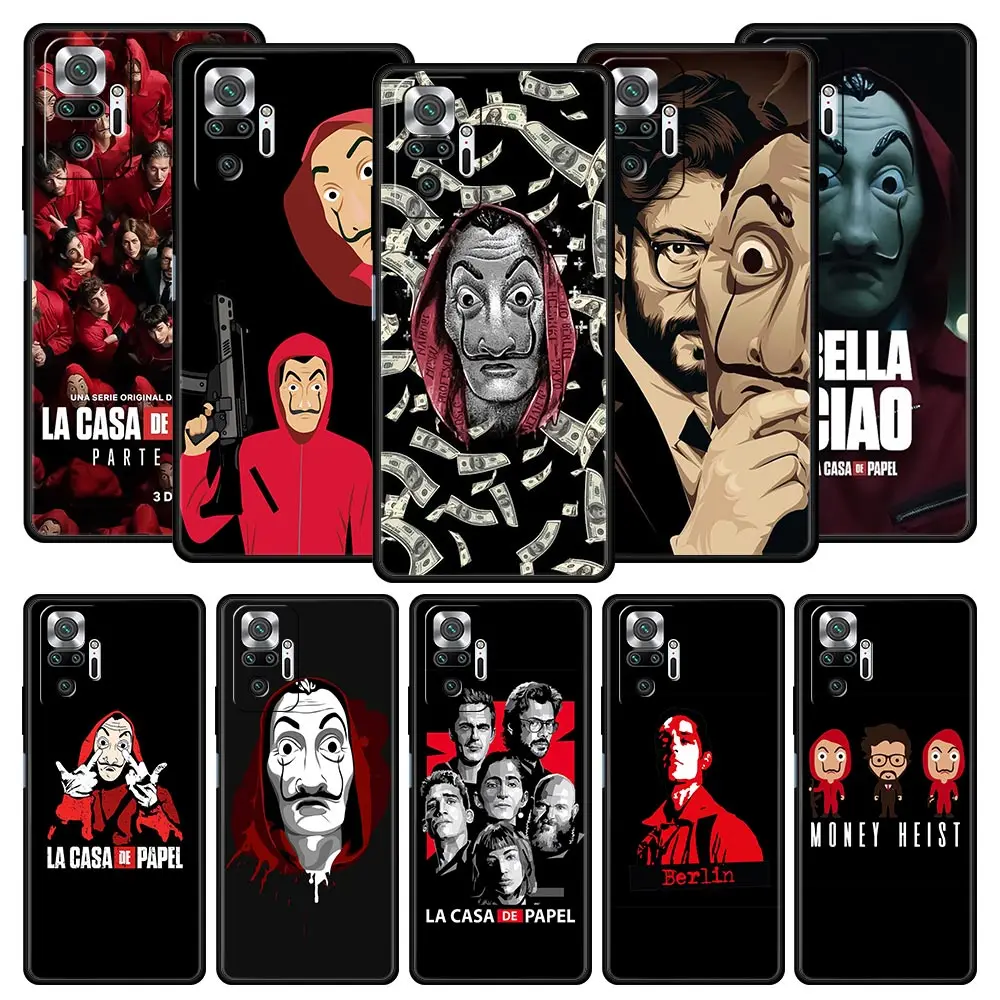 Cover Case for Xiaomi Redmi Note 7 8 8T 9 9S 10 11 11S 11T K40 K40S K50 Pro Plus 4G 5G Accessorie Money Heist House Paper
Cover Case for Xiaomi Redmi Note 7 8 8T 9 9S 10 11 11S 11T K40 K40S K50 Pro Plus 4G 5G Accessorie Money Heist House Paper