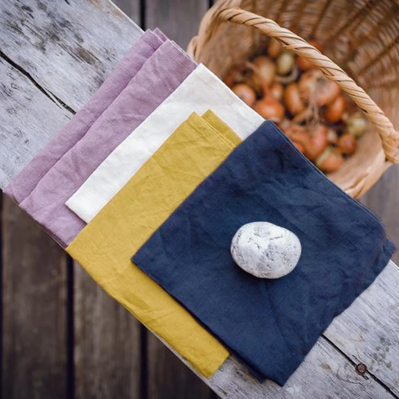 Linen Napkin 100% French Flax Stonewashed Pure Linen Cloth Size 32x44cm Set of 4 Handcrafted for Party Bouquet Decoration TJ8105
Linen Napkin 100% French Flax Stonewashed Pure Linen Cloth Size 32x44cm Set of 4 Handcrafted for Party Bouquet Decoration TJ8105