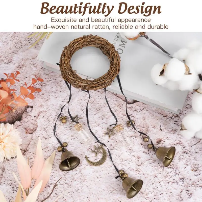 Witch Bells Magical Wind Chimes Banish Evil Crystal Quartz Hanging Pendant Decor Handmade Crafts Home Decor Supplies
Witch Bells Magical Wind Chimes Banish Evil Crystal Quartz Hanging Pendant Decor Handmade Crafts Home Decor Supplies