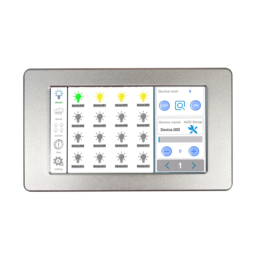 Lights Controller Management System Dali Master Dimmers DALI Touch Screen Panel Controller for DALI Lighting Equipment
Lights Controller Management System Dali Master Dimmers DALI Touch Screen Panel Controller for DALI Lighting Equipment