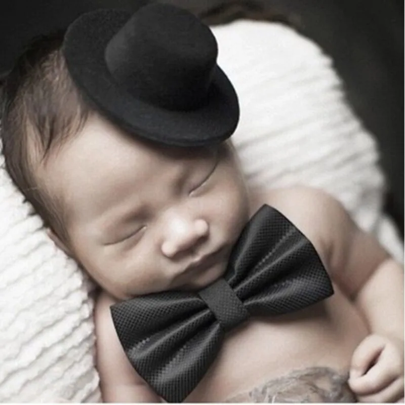 Baby Gentleman Set Top Hat with Tie 2pcs/Set Newborn Photography Props Cosplay Hat Infants Photo Shooting Top Hats Accessories
Baby Gentleman Set Top Hat with Tie 2pcs/Set Newborn Photography Props Cosplay Hat Infants Photo Shooting Top Hats Accessories