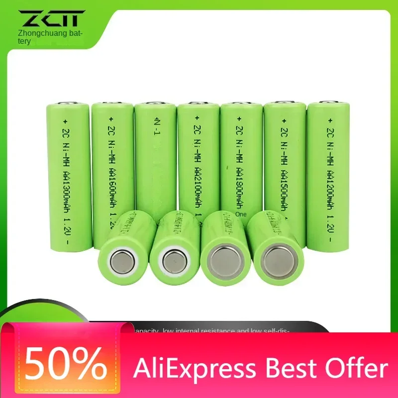 Long-lasting 2000mAh NiMH AA5 Flat Top Batteries Combo Pack for Electric Shavers and Solar Lights
Long-lasting 2000mAh NiMH AA5 Flat Top Batteries Combo Pack for Electric Shavers and Solar Lights