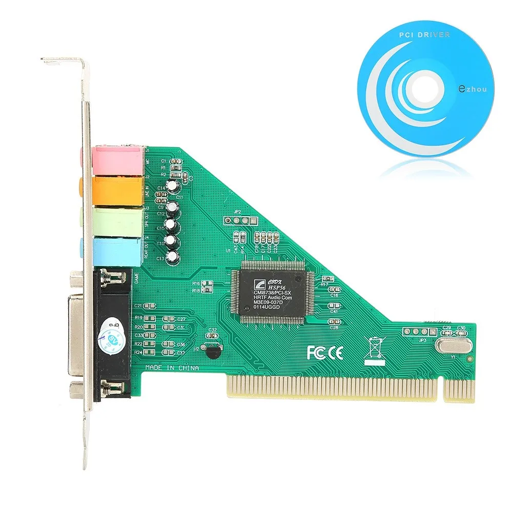 Настольный компьютер Встроенная независимая звуковая карта 8738 PCI Звуковая карта 4,1 микс поддержка караоке/караоке Win10
Настольный компьютер Встроенная независимая звуковая карта 8738 PCI Звуковая карта 4,1 микс поддержка караоке/караоке Win10