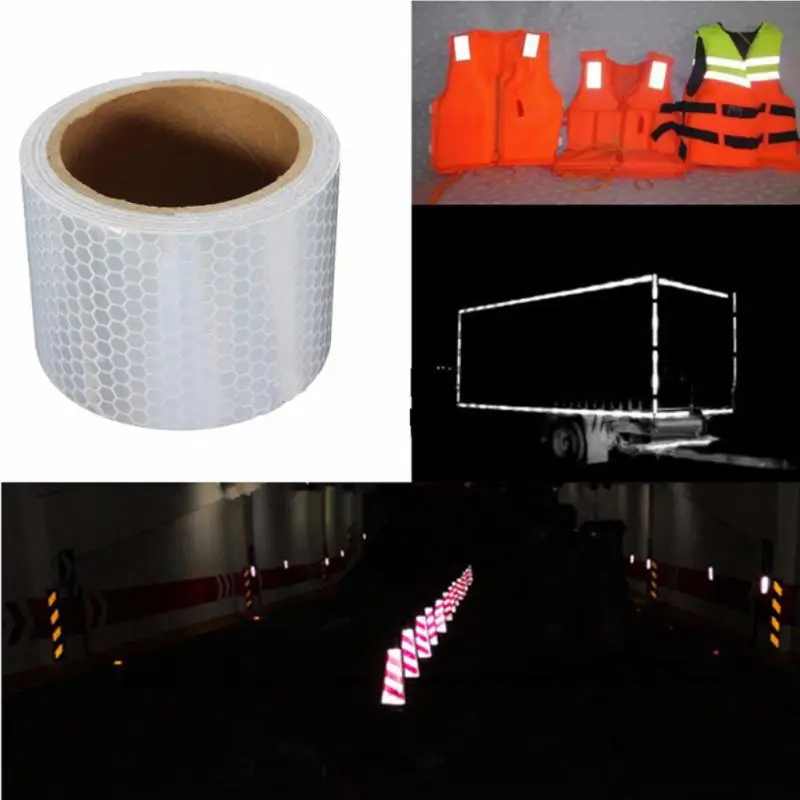 5cmx3m Cinta Reflectante Reflective fabric Reflector Reflex Adhesiva Auto Car Film Crystal Honeycomb 30 mm
5cmx3m Cinta Reflectante Reflective fabric Reflector Reflex Adhesiva Auto Car Film Crystal Honeycomb 30 mm