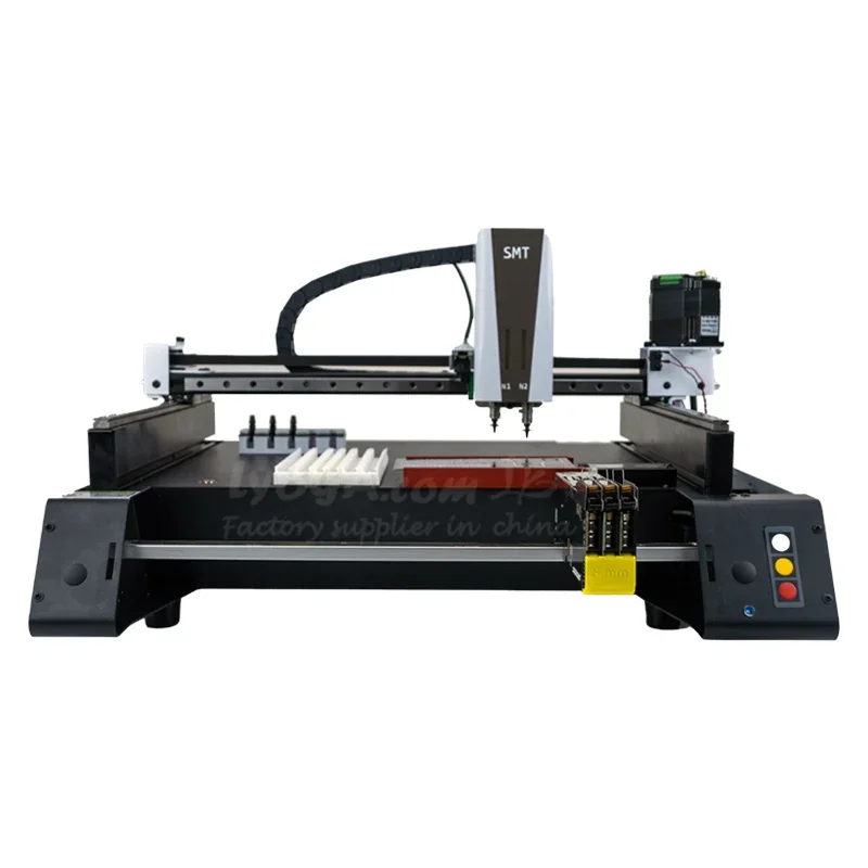 LY-K1 Камера Triple Vision Высокоскоростная настольная мини-автоматическая машина SMT для захвата и размещения чипов Светодиодные насадки SMD с двумя головками 
LY-K1 Камера Triple Vision Высокоскоростная настольная мини-автоматическая машина SMT для захвата и размещения чипов Светодиодные насадки SMD с двумя головками