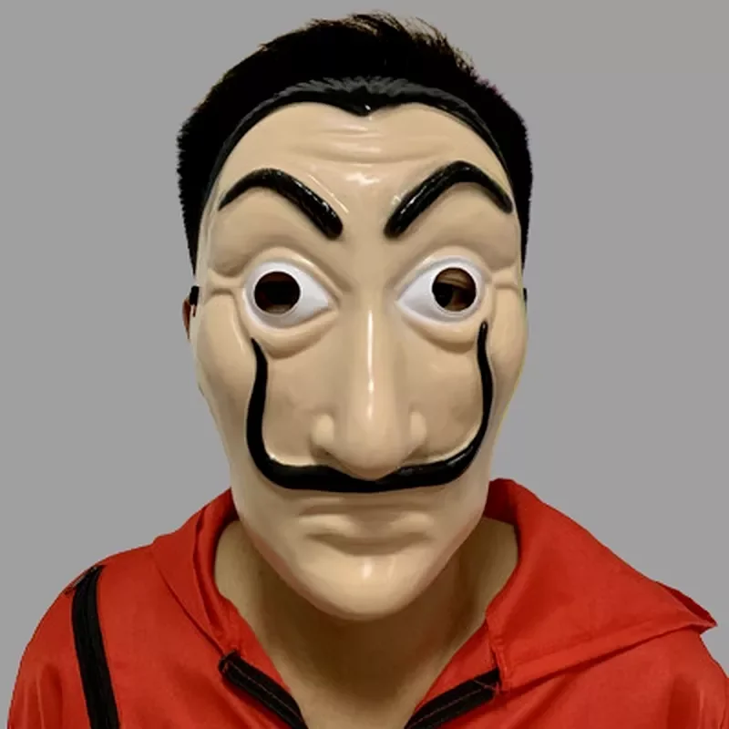 

Маска Сальвадора Дали из фильма «бумажный дом», аксессуары для косплея, маски на Хэллоуин, костюм для ограбления денег