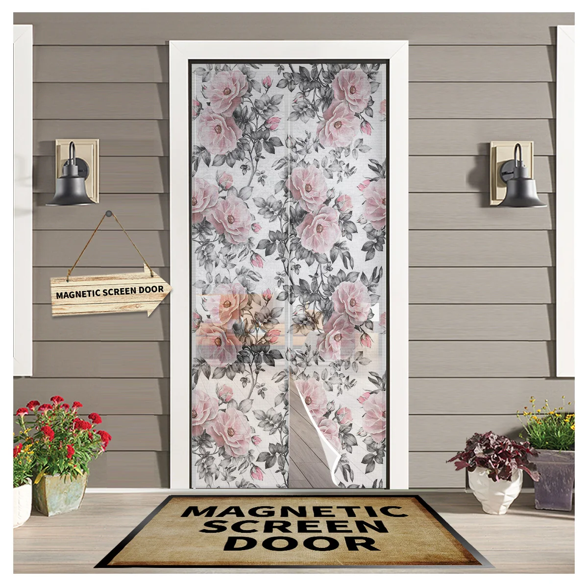 Магнитный экран для двери и окна в форме букета с цветами и розами, летние противомоскитные насекомые, Шторы для кухни и спальни 
Магнитный экран для двери и окна в форме букета с цветами и розами, летние противомоскитные насекомые, Шторы для кухни и спальни