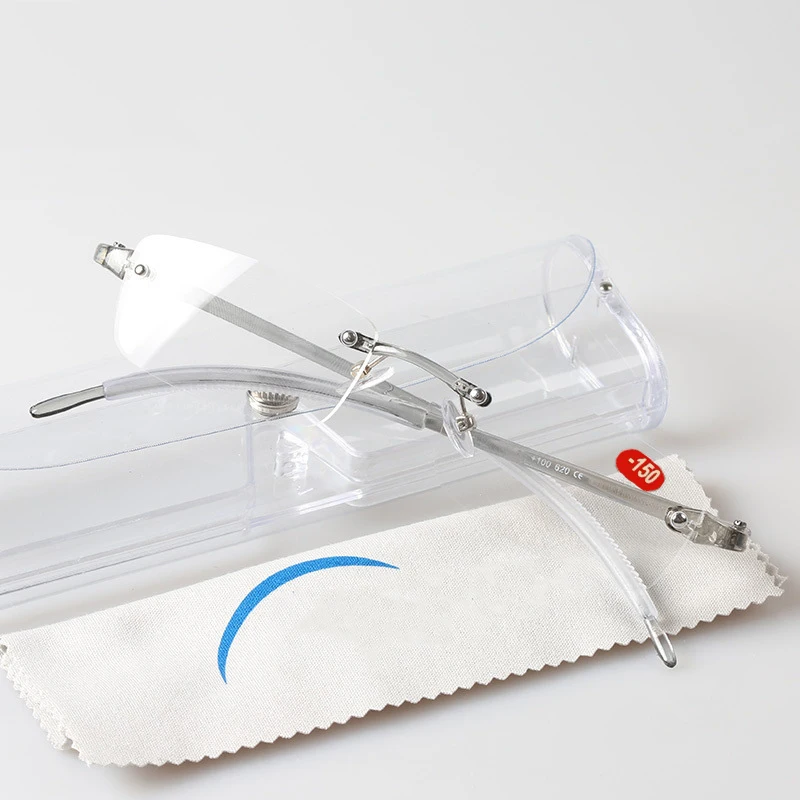 Resin Lenses Myopia Glasses Ultra-light Frameless Finished Myopic Eyeglasses Degree -1.0 -1.5 -2.0 -2.5 -3.0 -3.5 -4.0
Resin Lenses Myopia Glasses Ultra-light Frameless Finished Myopic Eyeglasses Degree -1.0 -1.5 -2.0 -2.5 -3.0 -3.5 -4.0