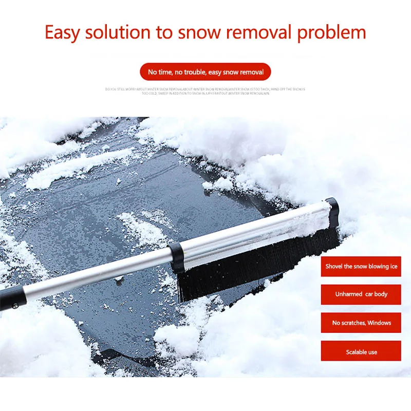 1PC Plastic Extendable Snow Brush Multifunction Shovel Ice Scraper Car Accessories Portable Telescoping
1PC Plastic Extendable Snow Brush Multifunction Shovel Ice Scraper Car Accessories Portable Telescoping