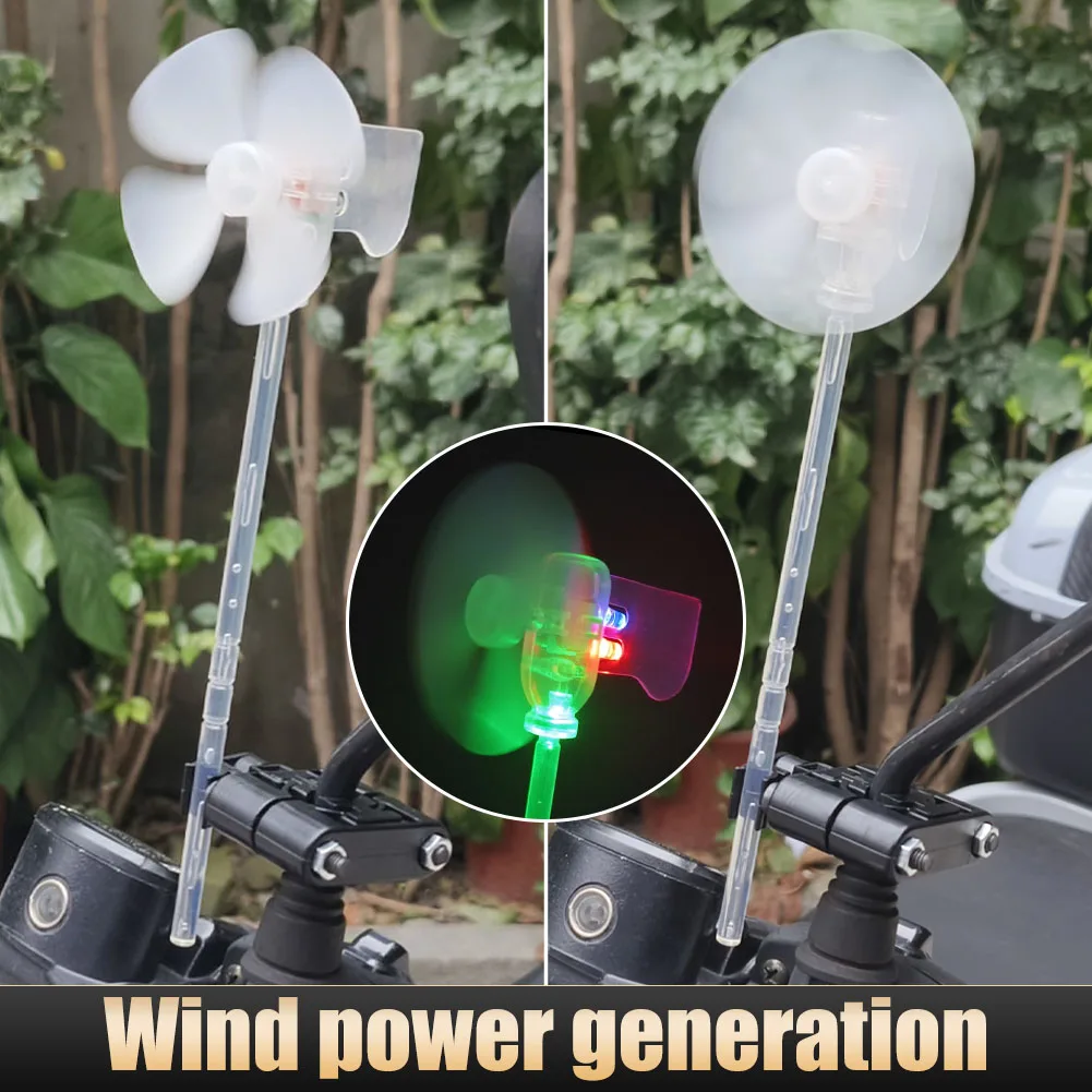 Motorcycle Wind Spinner Decoration Wind Powered LED Light Electric Scooter Windmill Colorful LED Warning Light Bike Decoration
Motorcycle Wind Spinner Decoration Wind Powered LED Light Electric Scooter Windmill Colorful LED Warning Light Bike Decoration