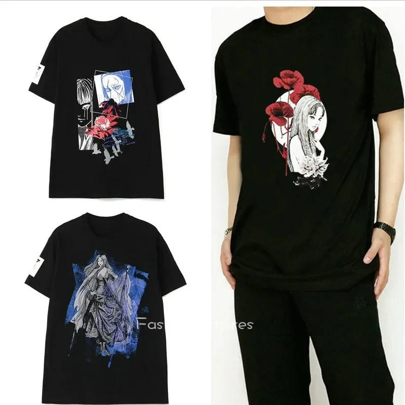 Yohji Yamamoto Y3 Casual T-Shirt 2024 Summer New Y-3 ITO Junji Manga Tomie Character Graphic Short Sleeve Tops For Men And Women
Yohji Yamamoto Y3 Casual T-Shirt 2024 Summer New Y-3 ITO Junji Manga Tomie Character Graphic Short Sleeve Tops For Men And Women