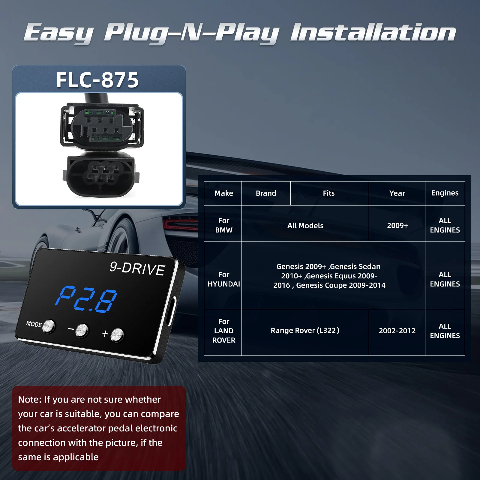 Контроллер акселератора гоночной мощности Plug Play, 9-приводная электроника, контроллер дроссельной заслонки, автомобильный усилитель педали, тюнинговые детали, аксессуары
Контроллер акселератора гоночной мощности Plug Play, 9-приводная электроника, контроллер дроссельной заслонки, автомобильный усилитель педали, тюнинговые детали, аксессуары