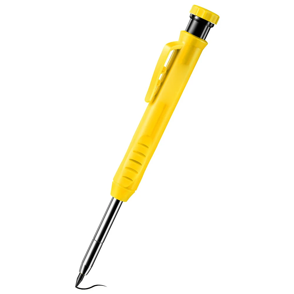 Carpenter Pencil With Refill Leads And Built-In Sharpener For Deep Hole Marker Metal Plastic Glass Wood Paper Woodworking
Carpenter Pencil With Refill Leads And Built-In Sharpener For Deep Hole Marker Metal Plastic Glass Wood Paper Woodworking