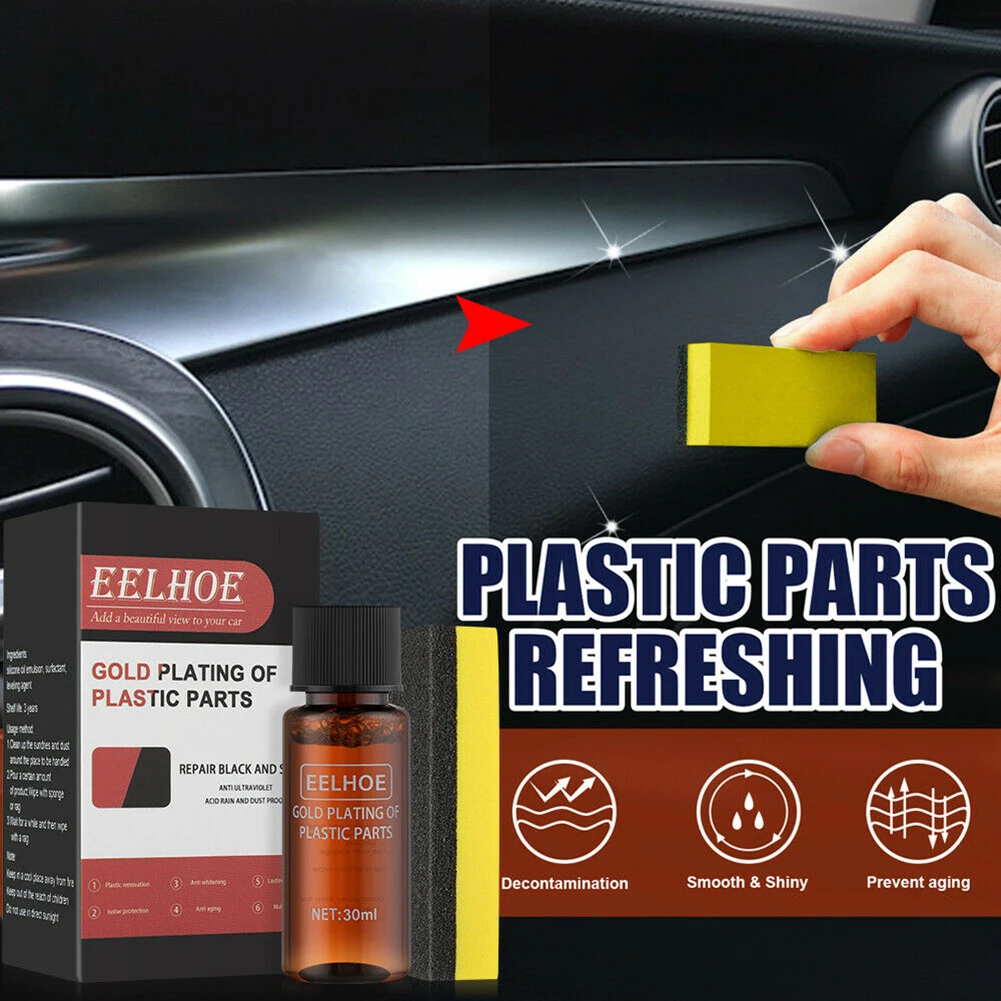 30ml Automotive Plastic Liquid Crystal Plating Liquid Automotive Instrument Panel Interior Plastic Refurbish Used To Worn
30ml Automotive Plastic Liquid Crystal Plating Liquid Automotive Instrument Panel Interior Plastic Refurbish Used To Worn