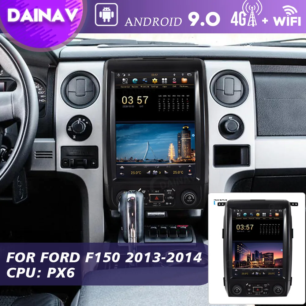 Автомагнитола на Android с вертикальным экраном 12,1 дюйма, GPS-навигацией для FORD F150 2013-2014, автомобильный мультимедийный DVD-плеер в стиле Tesla, стерео
Автомагнитола на Android с вертикальным экраном 12,1 дюйма, GPS-навигацией для FORD F150 2013-2014, автомобильный мультимедийный DVD-плеер в стиле Tesla, стерео