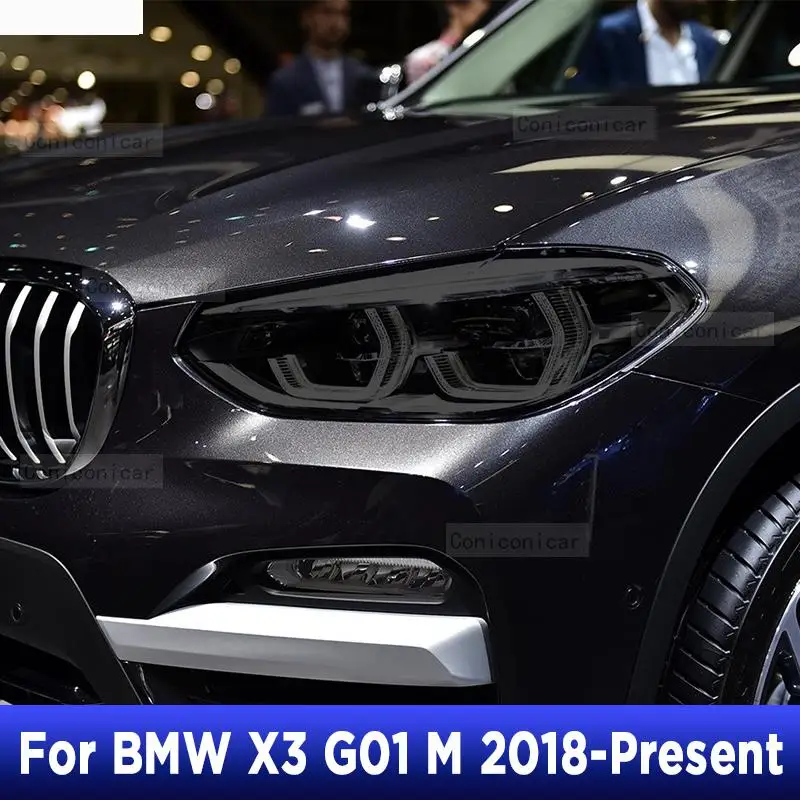 For BMW X3 M F25 G01 2020 Car Headlight Tint Smoke Black Protective Film Vinyl Protection Transparent TPU Sticker Accessories 2p
For BMW X3 M F25 G01 2020 Car Headlight Tint Smoke Black Protective Film Vinyl Protection Transparent TPU Sticker Accessories 2p