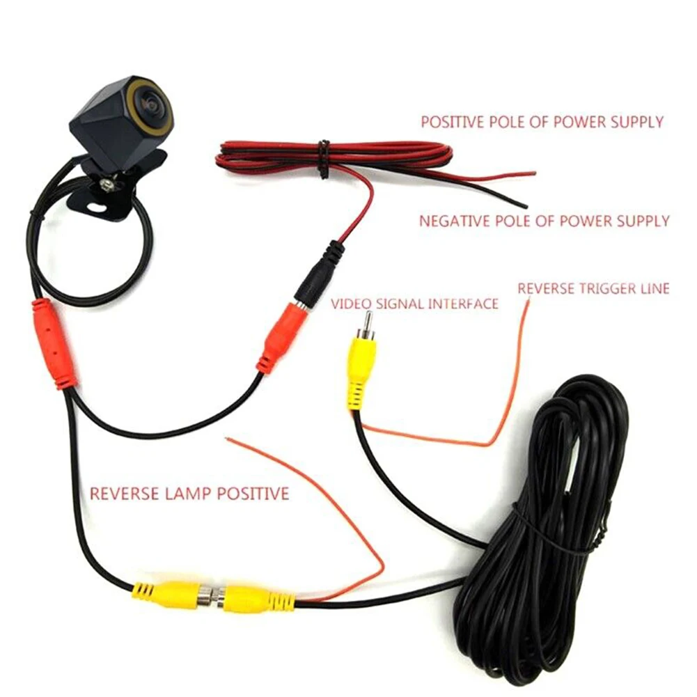 Car Reverse Rear Camera Video Cable 160° A 1080P ABS Car Accessories Car Parts Metal Universal Fisheye Lens I4H5
Car Reverse Rear Camera Video Cable 160° A 1080P ABS Car Accessories Car Parts Metal Universal Fisheye Lens I4H5