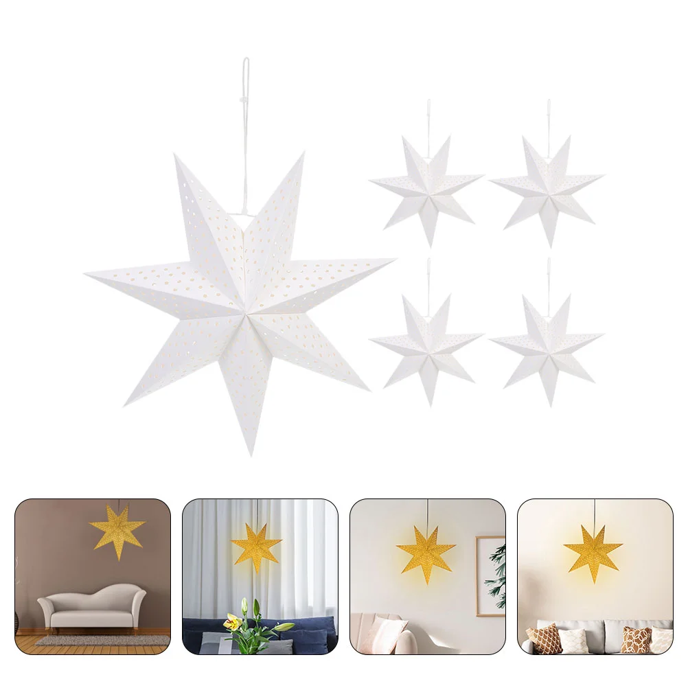 5pcs Paper Hollowed Decorative Pendant Light 3d Star Paper Lantern Xmas Lantern Lamp Shades
5pcs Paper Hollowed Decorative Pendant Light 3d Star Paper Lantern Xmas Lantern Lamp Shades