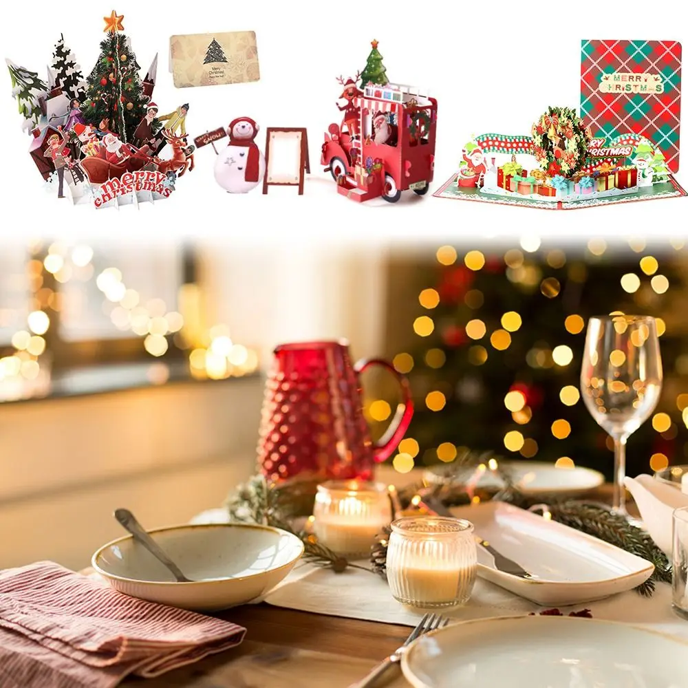Party Supplies Xmas Ornament Festival Postcard 3D Pop-Up Christmas Greeting Cards With Envelope Santa Claus Snowman
Party Supplies Xmas Ornament Festival Postcard 3D Pop-Up Christmas Greeting Cards With Envelope Santa Claus Snowman